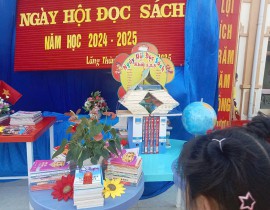 Ngày hội đọc sách trường Tiểu học Lăng Thành