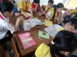 Tiết dạy Stem của lớp 5C của trương Tiểu học Lăng Thành